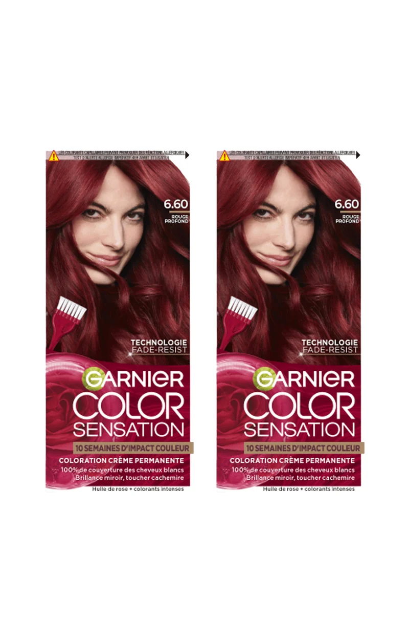 Coloration Permanente - 6.60 Rouge Profond - Color sensation