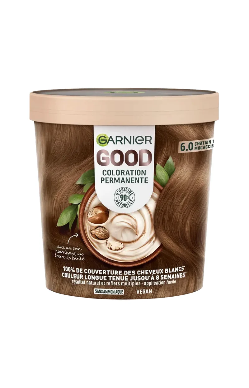 2 colorations permanentes - 6.0 - Châtain très clair Mocaccino - Sans ammoniaque