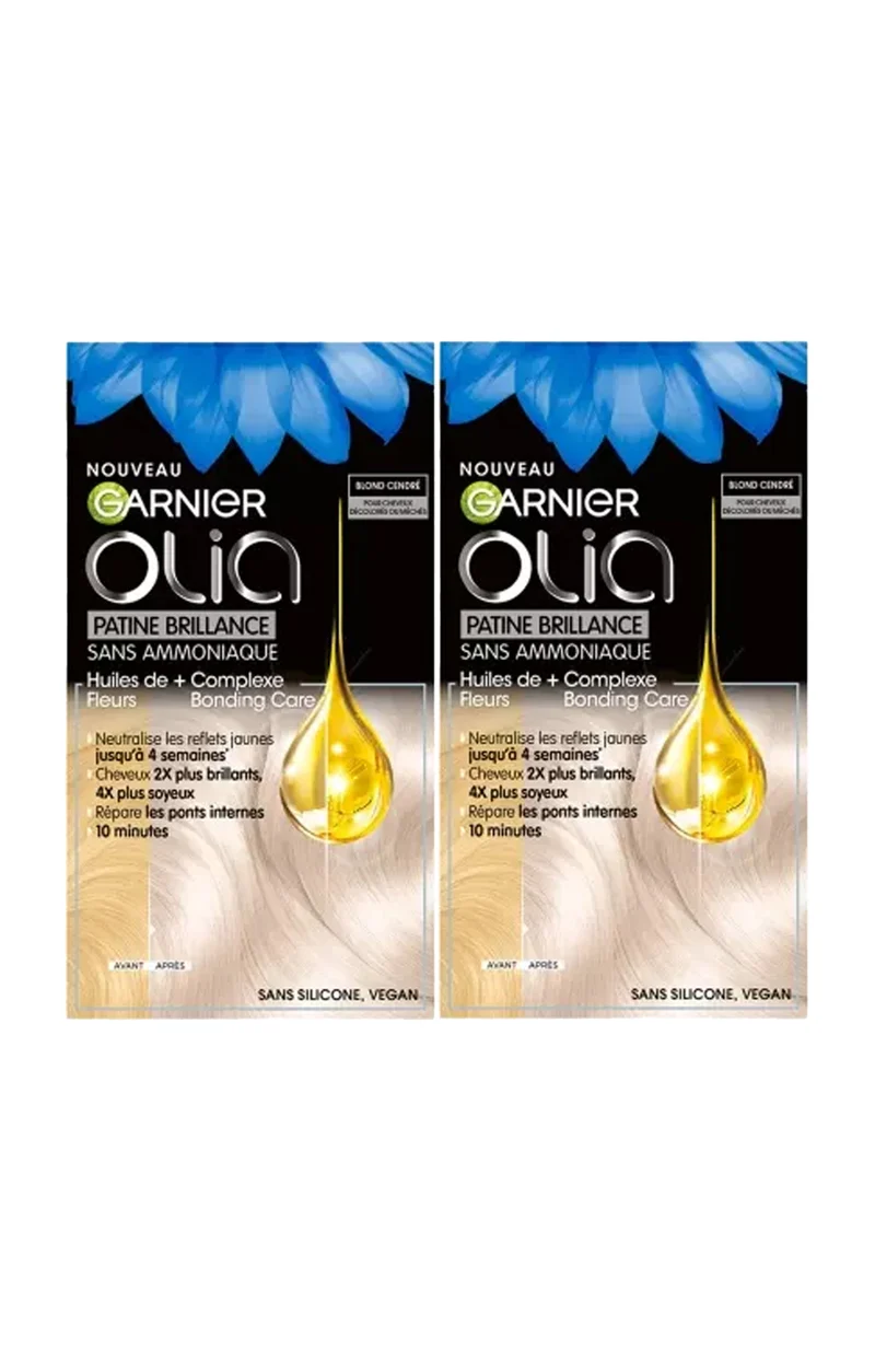 2 colorations 10.01 Blond Cendré - Patine Brillance