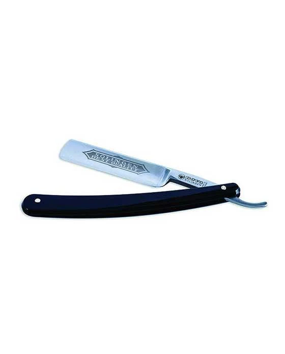 Dovo Straight Razor, Cellidur Black Handle 6/8' in. Solingen, Germany