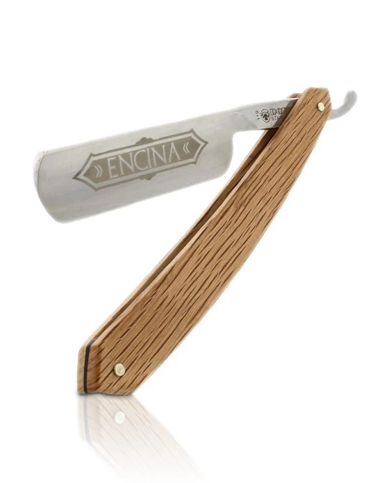 Dovo 'RENAISSANCE' Straight Razor Stainless Steel 6/8 in. Full Hollow Ground - Spanish Oak