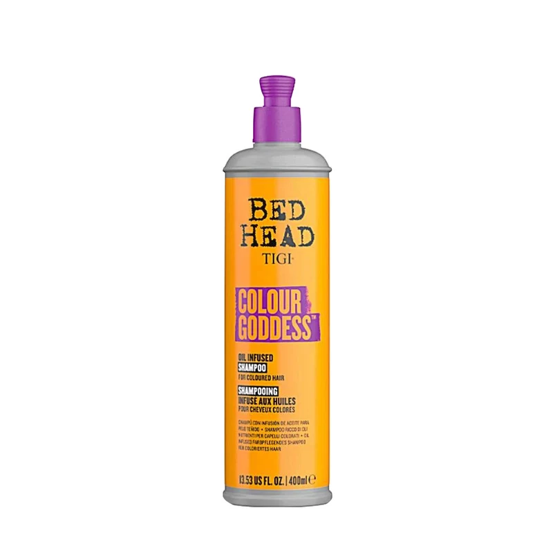 Tigi Bed Head Colour Goddess Oil Infused Shampoo 400ml - shampooing pour cheveux colorés