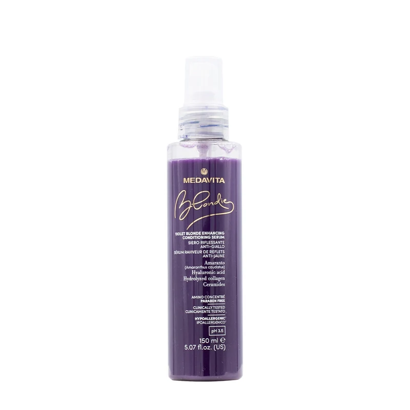 Medavita Blondie Violet Blonde Enhancing Conditioning Serum 150ml - sérum anti-jaunissement rehausseur de reflets