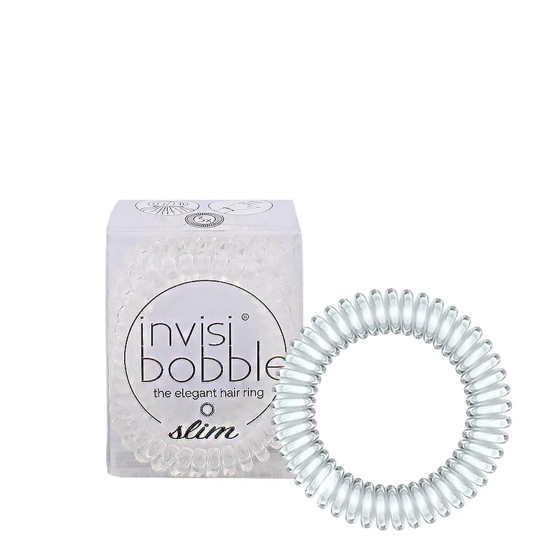 Invisibobble Slim Élastique transparent pour cheveux fins