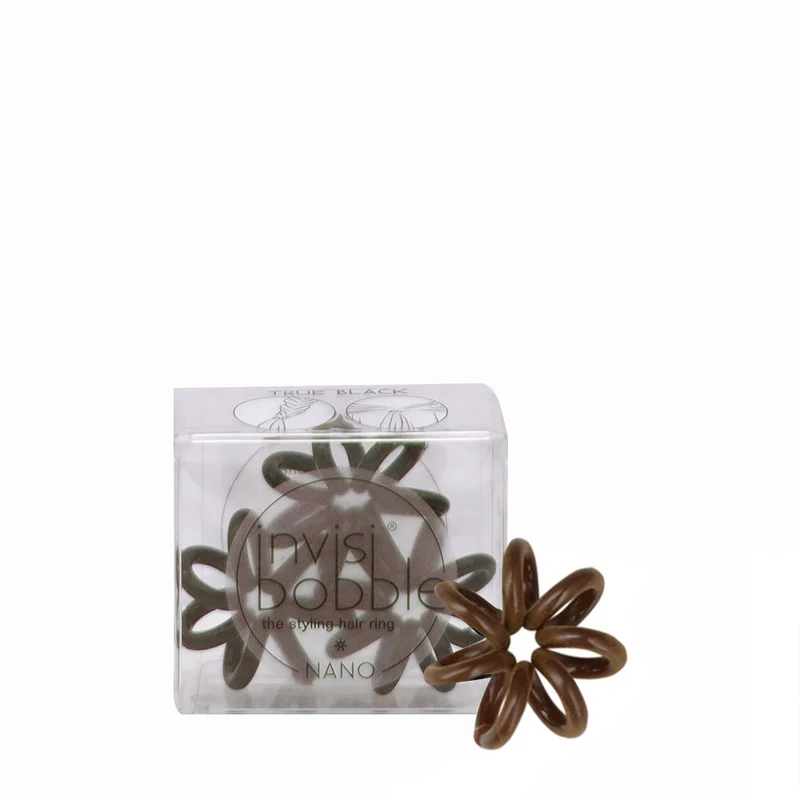 Invisibobble Nano mini élastique à cheveux marron