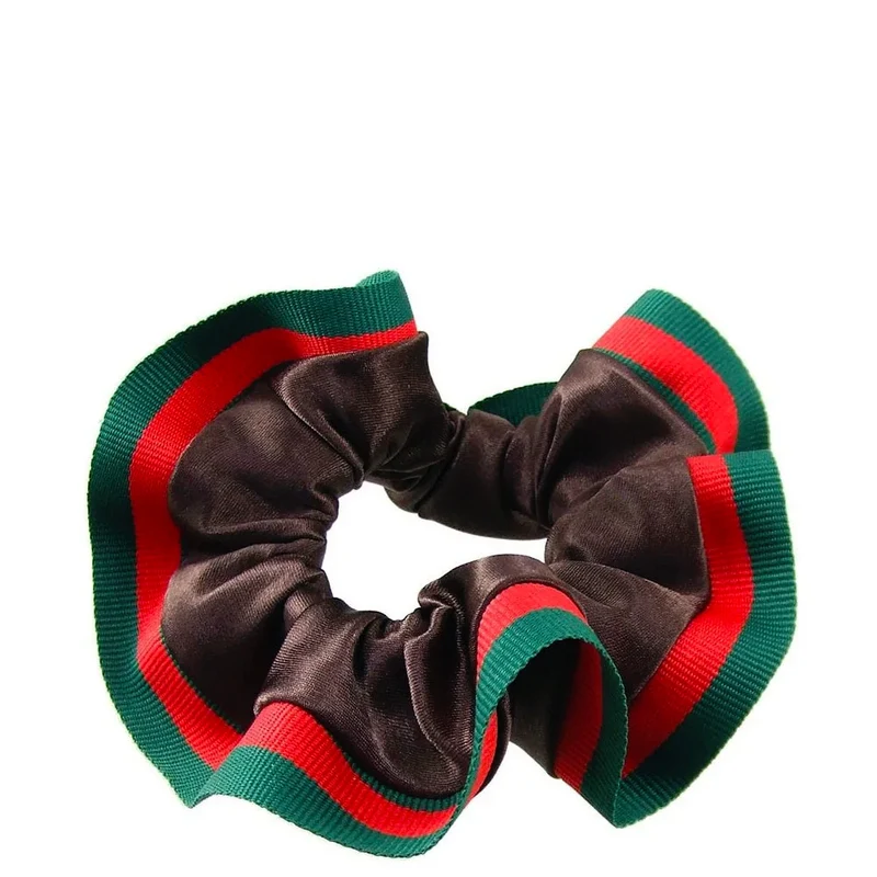 VIAHERMADA Serre-tête en satin marron
