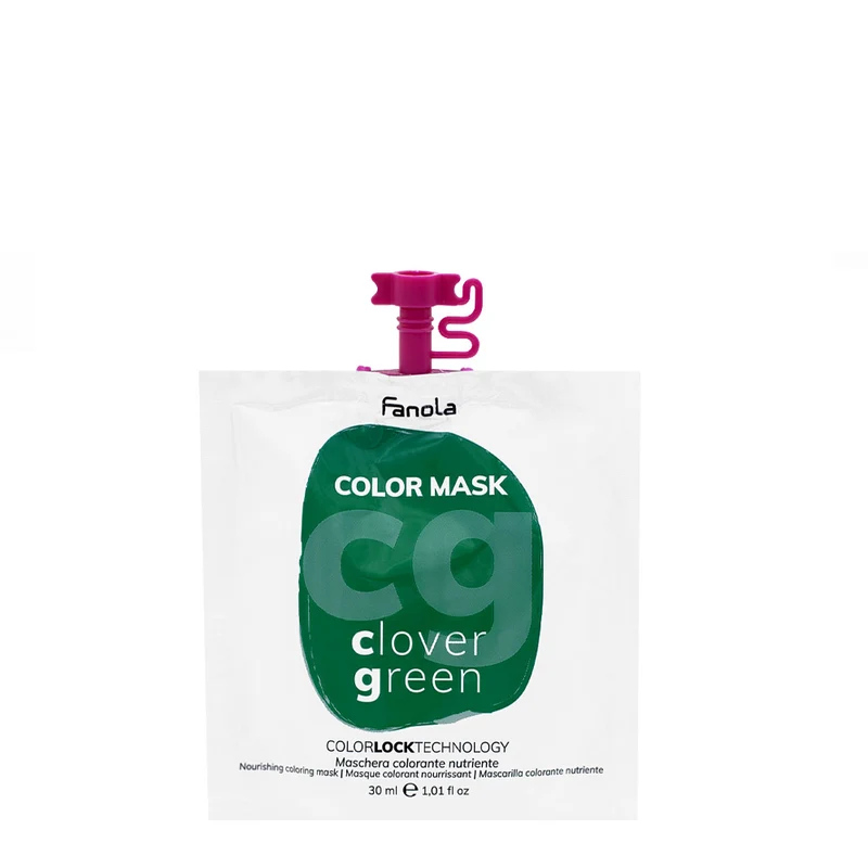 Fanola Color Mask Clover Green 30ml - coloration semi-permanente
