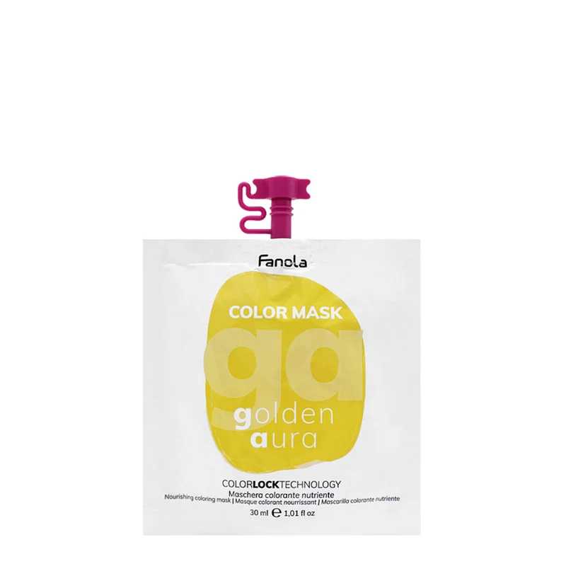 Fanola Color Mask Golden Aura 30ml - coloration semi-permanente
