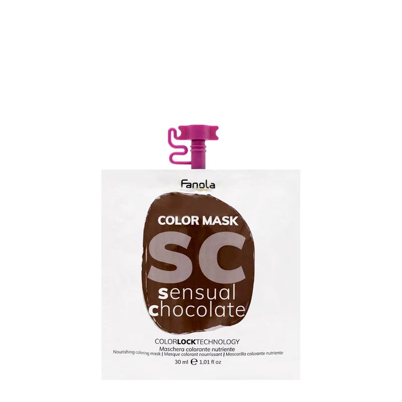 Fanola Color Mask Sensual Chocolate 30ml - coloration chocolat semi-permanente