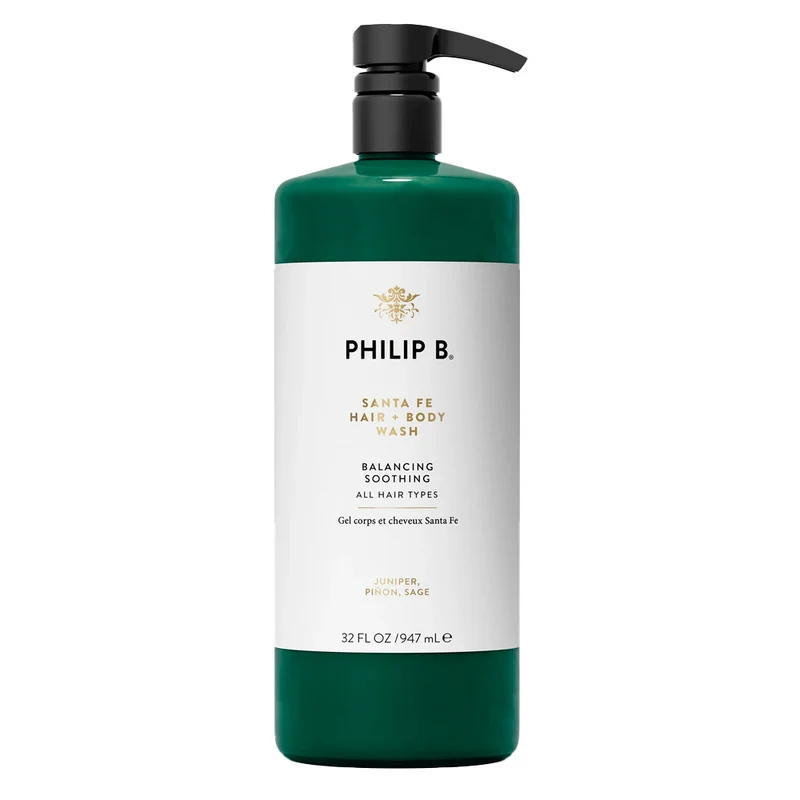 Philip B Santa Fe Hair + Body Shampoo 947ml - shampooing pour lavages fréquents
