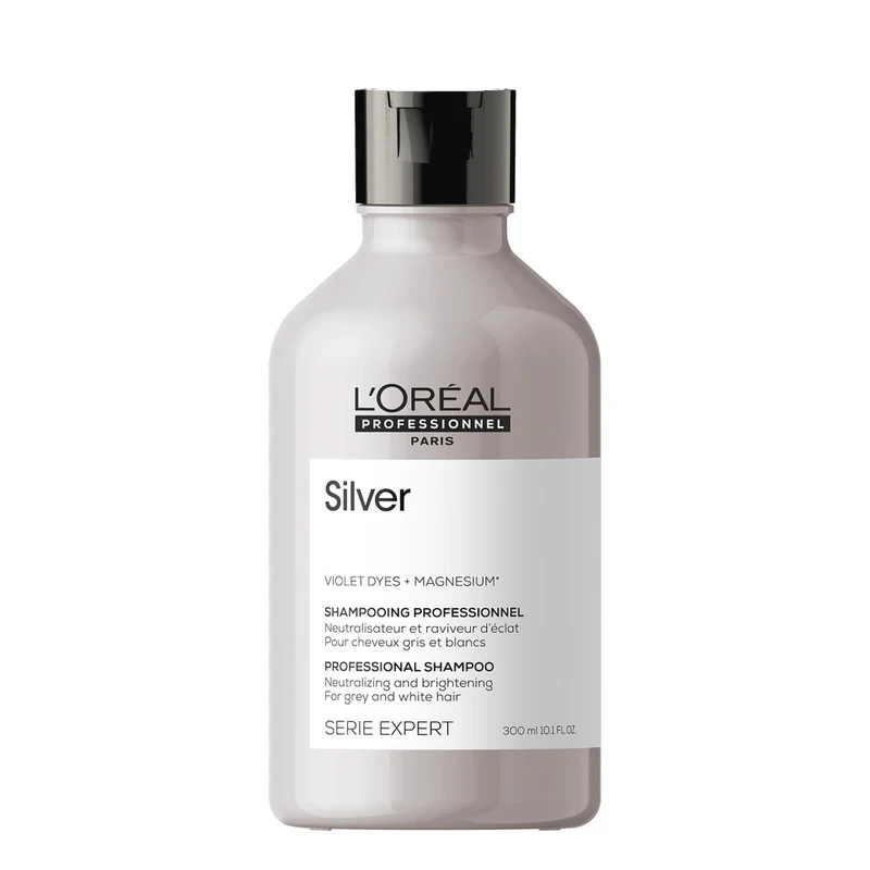 L'Oréal Professionnel Paris Serie Expert Silver Shampoo 300ml - shampooing anti-jaunissement