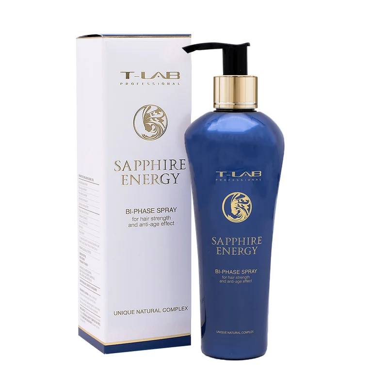 T-Lab Sapphire Energy Bi Phase Spray Fortifiant pour cheveux matures 250ml