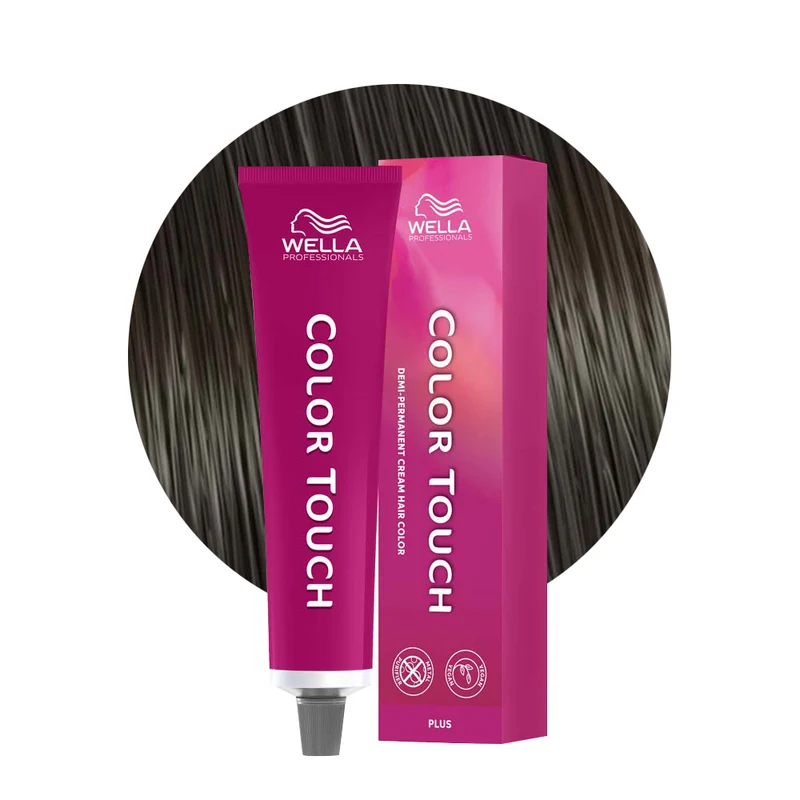 Wella Color Touch Plus 44/07 Châtain Moyen Intense Sable Naturel 60ml - coloration demi-permanente