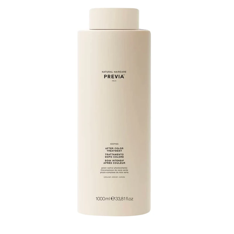 Previa Keeping Organic Green walnut colour shine Treatment 1000ml - masque cheveux colorés
