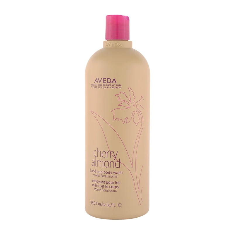 Aveda Cherry Almond Hand & Body Wash 1000ml - gel douche hydratant aux amandes