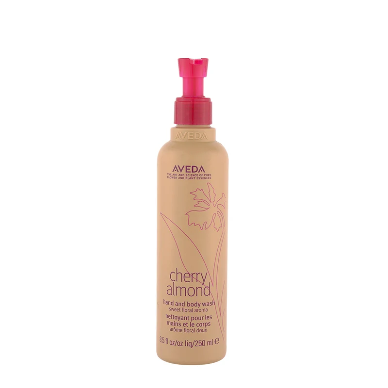 Aveda Cherry Almond Hand & Body Wash 250ml - gel douche hydratant aux amandes