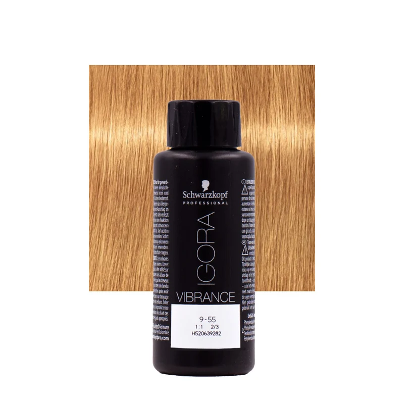 Schwarzkopf Igora Vibrance 9-55 Blond Extra Clair Doré 60ml - coloration ton sur ton