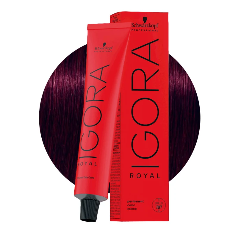 Schwarzkopf Igora Royal 4-99 Châtain Moyen Violet Extra 60ml - coloration permanente