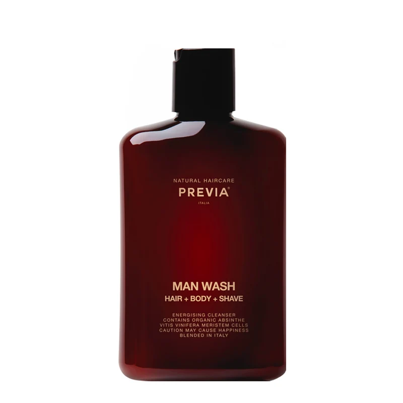 Previa Man Wash Hair Body Shave 250ml - shampooing douche homme