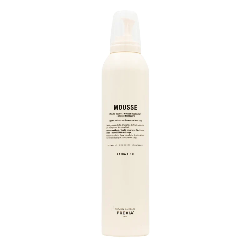 Previa Finish Organic Hydrolized Verbascum Thapsus Flower Mousse 300ml - mousse extra forte