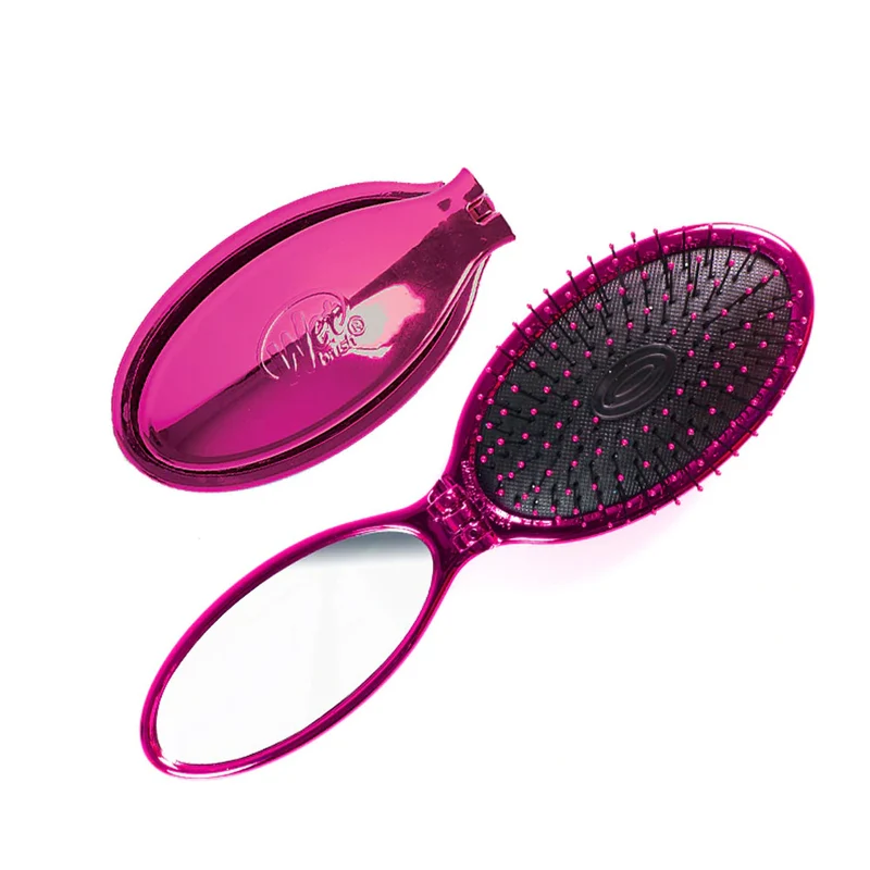WetBrush Pro Detangler Pop and Go Speedy Dry Pink - brosse pliable rose