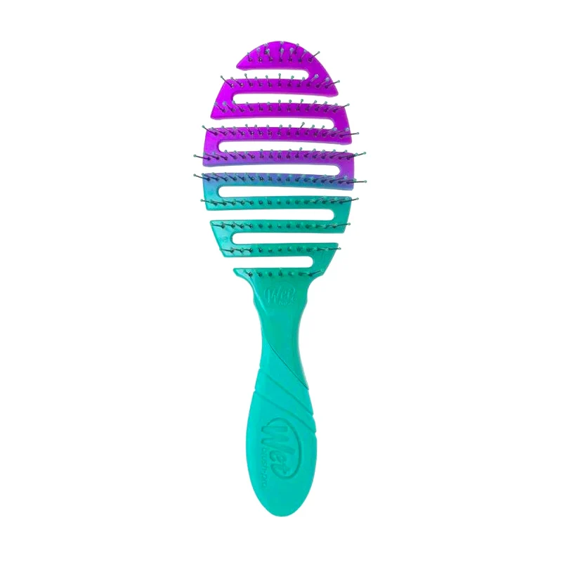 WetBrush Pro Flex Dry Teal Ombre - brosse flexible avec un effet ombré turquoise