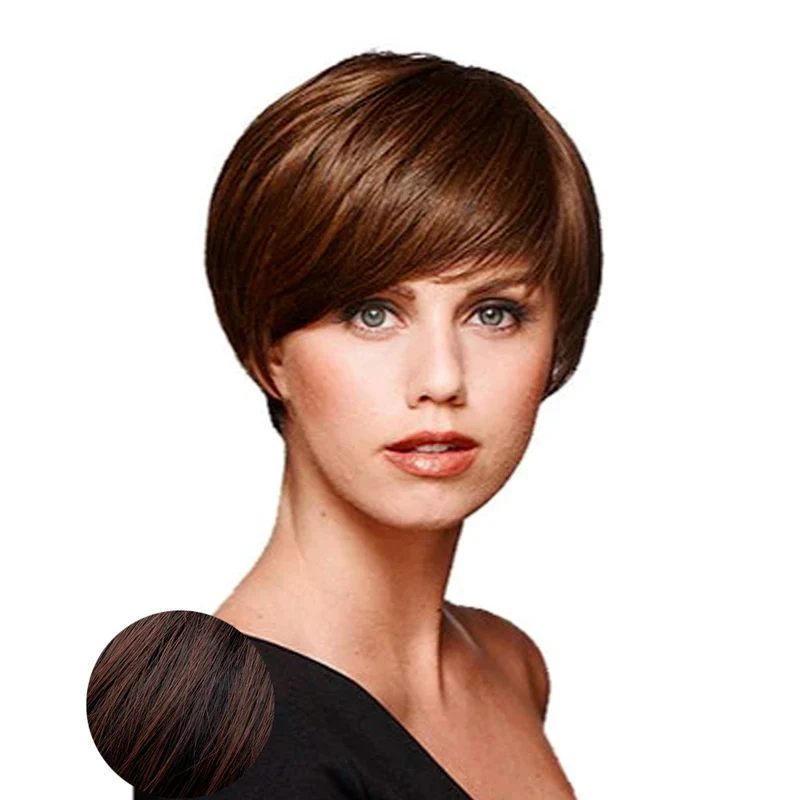 Hairdo Short & Sleek Perruque marron cerise