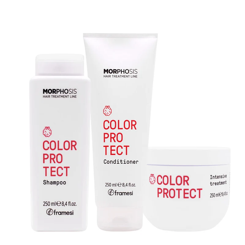 Framesi Morphosis Color Protect Shampoo 250ml Conditioner 250ml Intensive Treatment 250ml