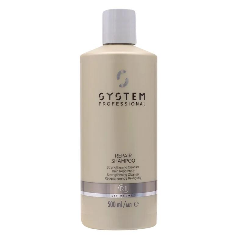System Professional Repair Shampoo R1, 500ml - shampooing cheveux abîmés