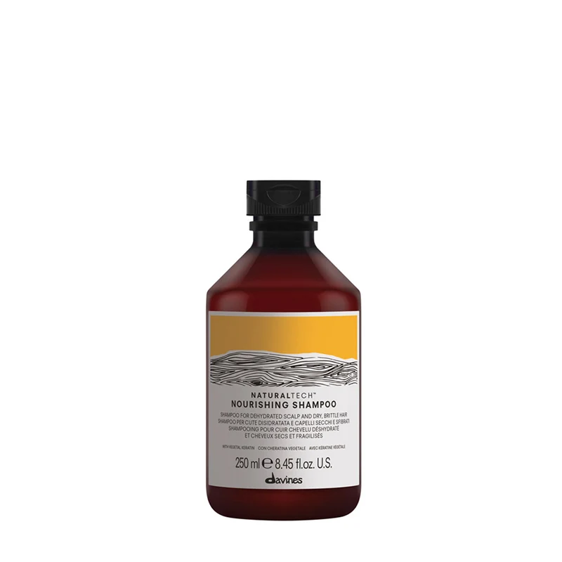 Davines Naturaltech Nourishing Shampoo 250ml - shampoing nourrissant pour cuir chevelu et cheveux secs