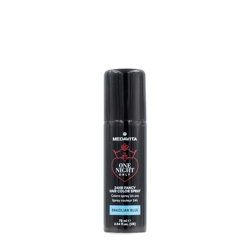 Medavita 24h Fancy Hair Color Spray Brazilian Blue 75ml - spray de couleur cheveux bleu