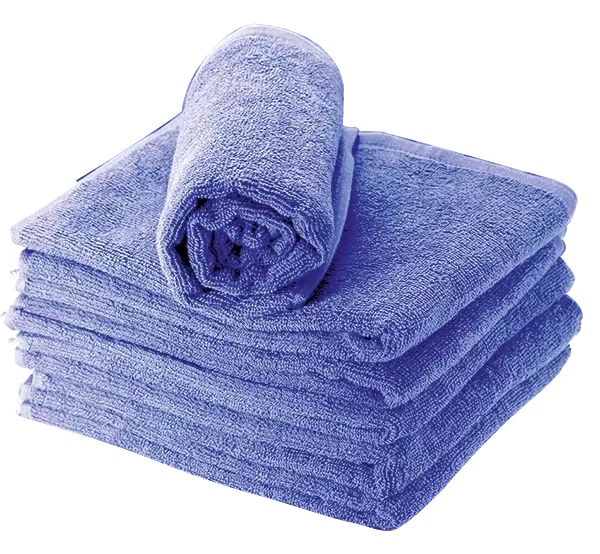 Serviette marine 100% coton (50x90cm) x6