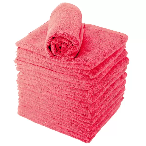 Serviette ROUGE 100% coton (50x90cm) x6