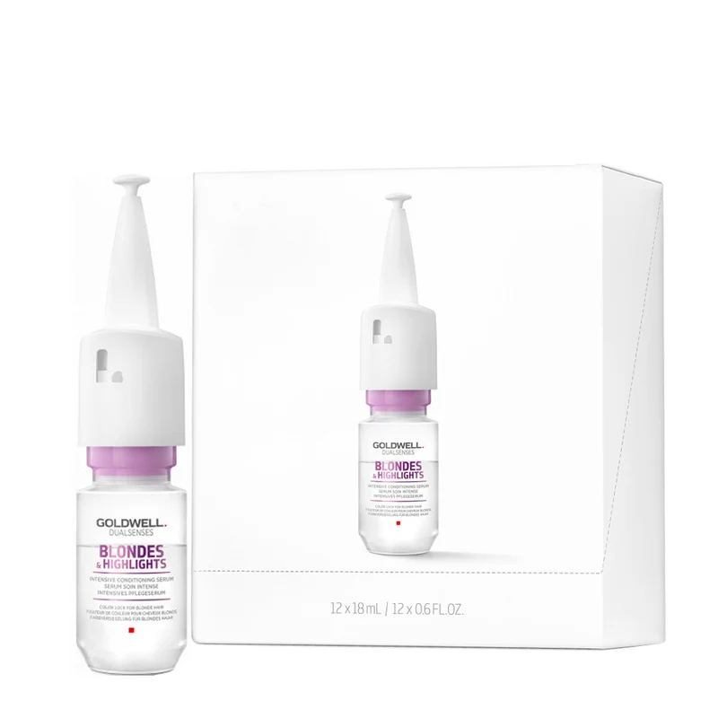 Goldwell Dualsenses Blondes & Highlights Serum 12x18ml - sérum antijaune fixateur de couleur