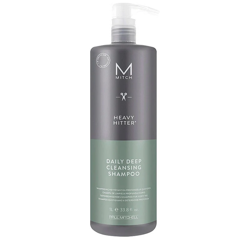 Paul Mitchell Mitch Heavy Hitter Shampoo 1000ml - shampooing revitalisant cuir chevelu