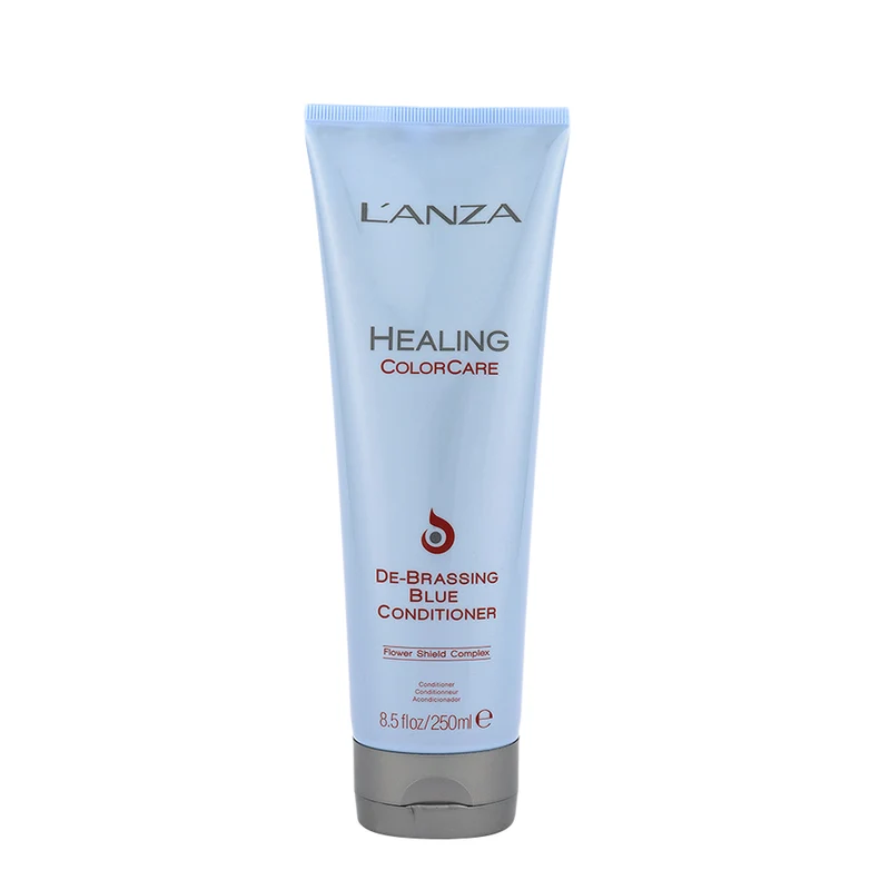 L'Anza Healing Colorcare De Brassing Blue Conditioner 250ml - après-shampoing anti-jaunissement