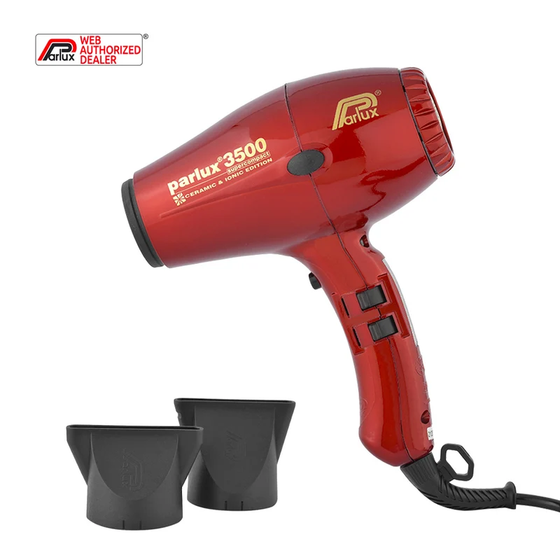 Parlux 3500 Supercompact Ceramic & Ionic Editon Rouge - sèche-cheveux