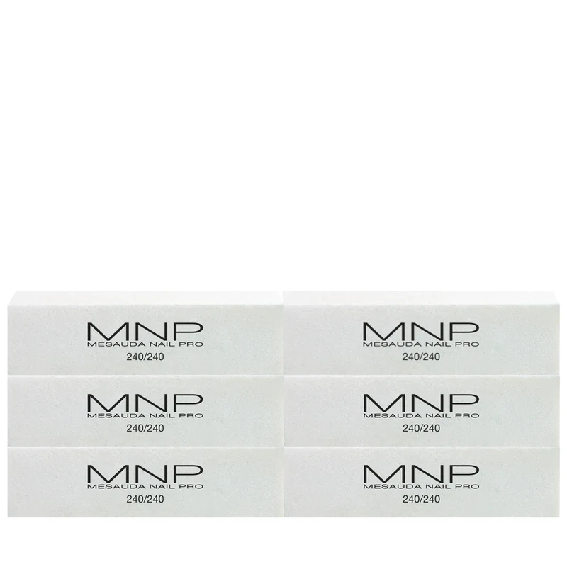 My Nail Pro MNP Bloc Polissoir Buffer Grain 240/240 6pcs.- bloc polissoir pour manucure et pédicure