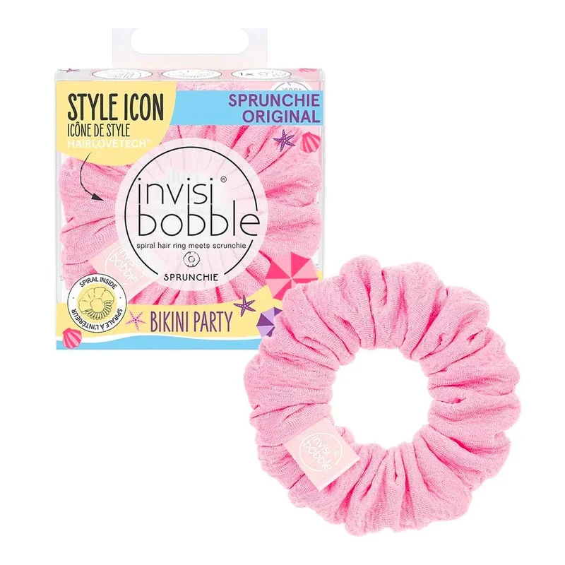 Invisibobble Sprunchie Bikini Party Sun's Out - chouchou rose