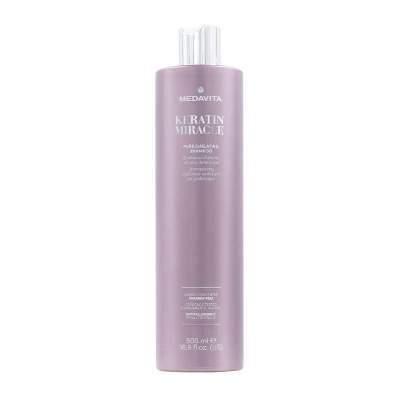 Medavita Lunghezze Keratin Miracle Pure Chelating Shampoo 500ml - shampooing chélateur très nettoyant