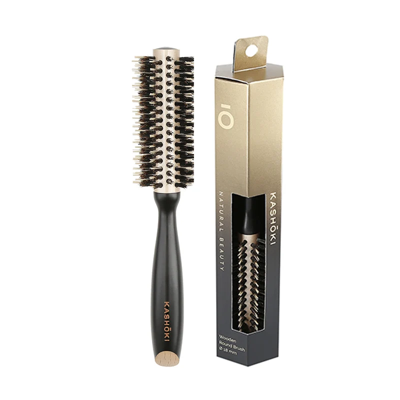 Kashōki Hair Brush Natural Beauty 18mm - brosse en bois