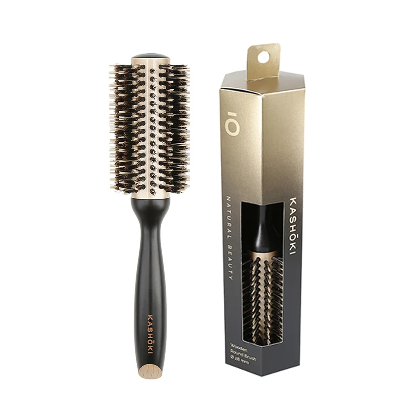 Kashōki Hair Brush Natural Beauty 28mm - brosse en bois