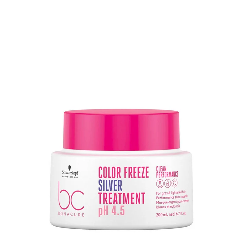 Schwarzkopf BC Bonacure Color Freeze Silver Treatment pH 4.5 200ml - masque pigmentée pour les tons froids
