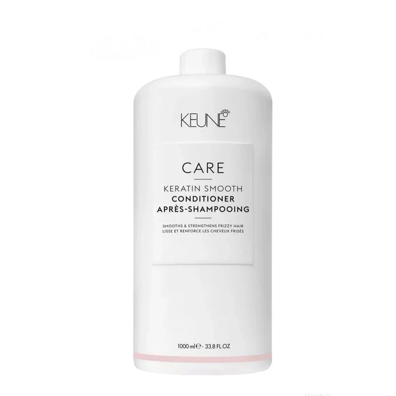 Keune Care Line Keratin Smooth Conditioner 1000ml - après-shampoing anti-frisottis à la kératine