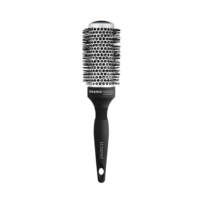 Lussoni Haircare Brush C&S Round Silver Styling 43mm - brosse ronde