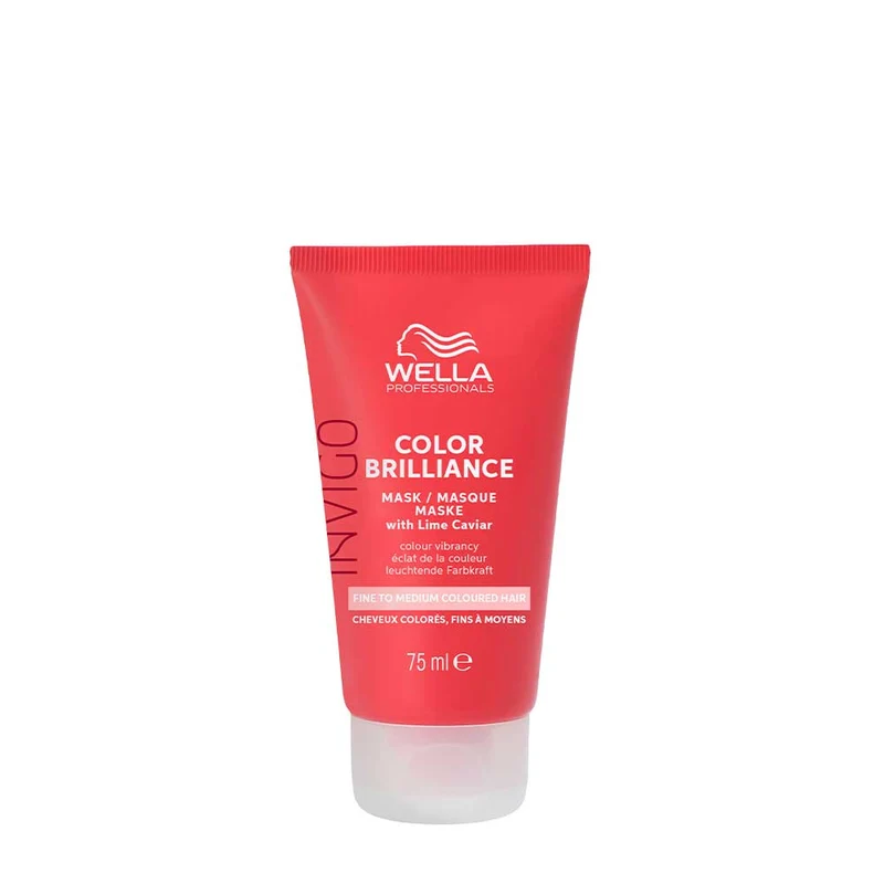Wella Invigo Color Brilliance Fine Vibrant Color Mask 75ml - masque cheveux normaux à fins