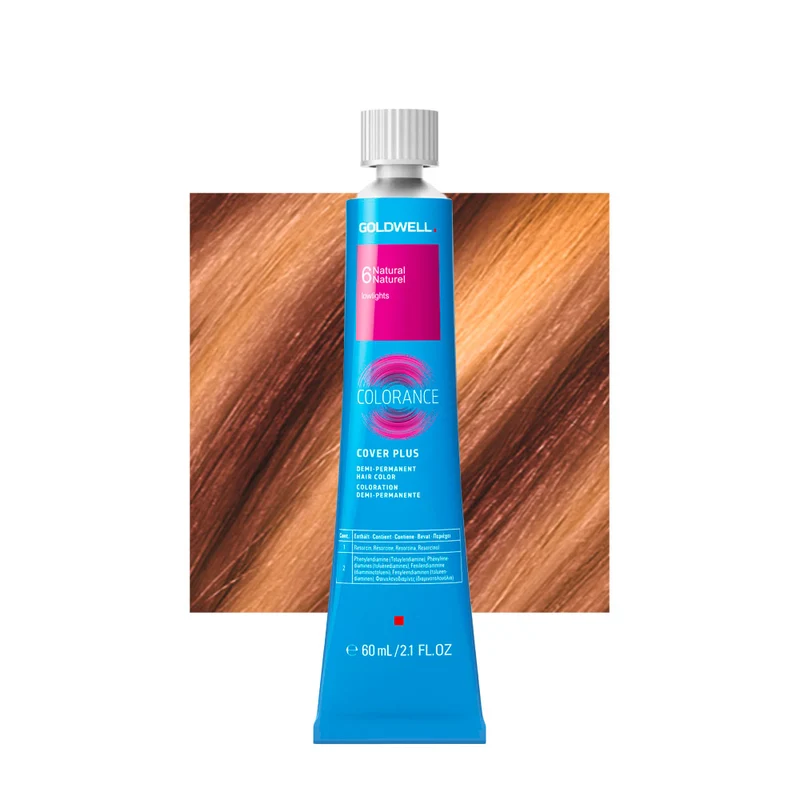 6Natural Goldwell Colorance Cover Plus Tb Natural 60ml - coloration demi permanente