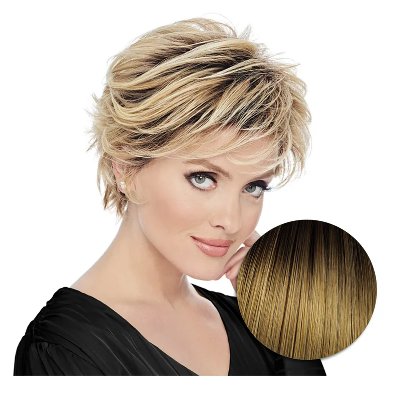 Hairdo Flirty Flip Perruque Blond Chaud - perruque coupe courte