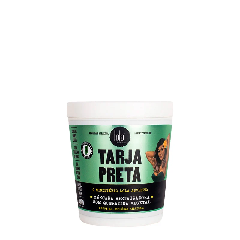 Lola from Rio Tarja Preta Queratina Vegetal Mascara 250ml - masque réparateur intensif