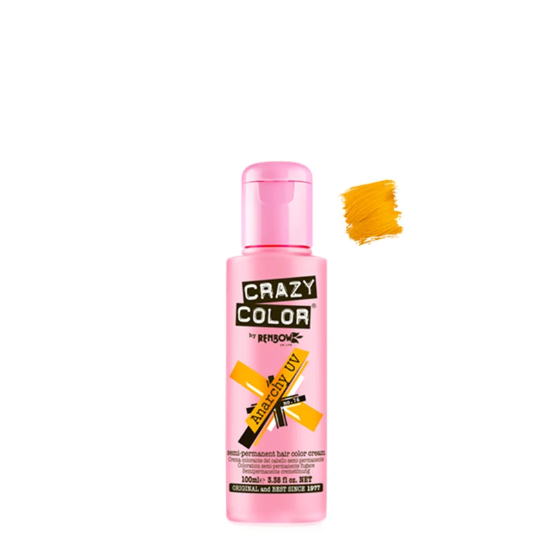 Crazy Go Neon Color Anarchy UV no 76, 100ml - crème colorante cheveux orange fluo
